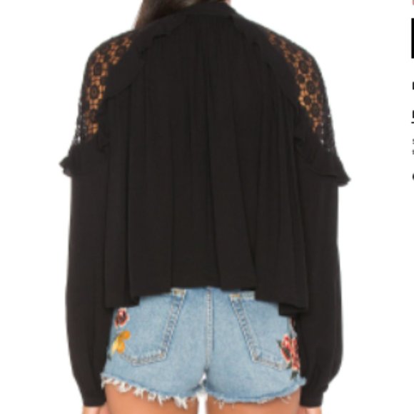 Free People Little Bit Of Love Top Free People Lace - Picture 3 of 7